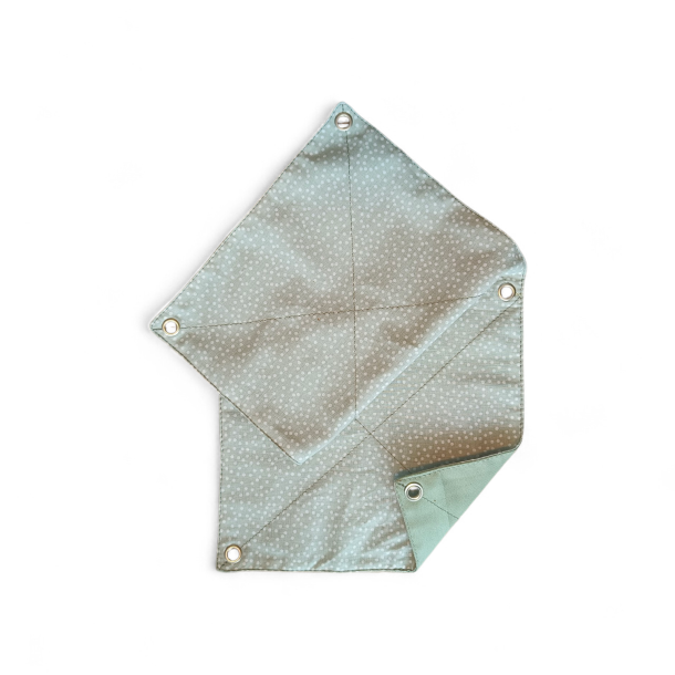 Dobbel DayBed H�ngek�je - Douche gr�n m/prikker