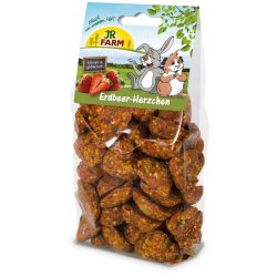 JR Mini Fuldkorns Jordbr Hjerter 150g