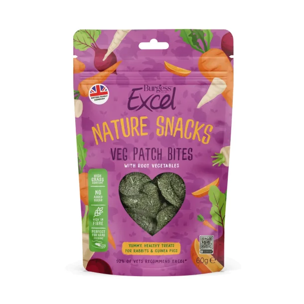 Burgess Excel Nature Snacks Veg Patch Bites