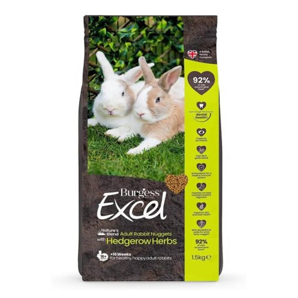 Burgess Excel Natures Blend Hedgerow Herbs 1,5 kg