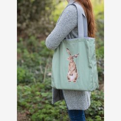 Kanvas taske med hare