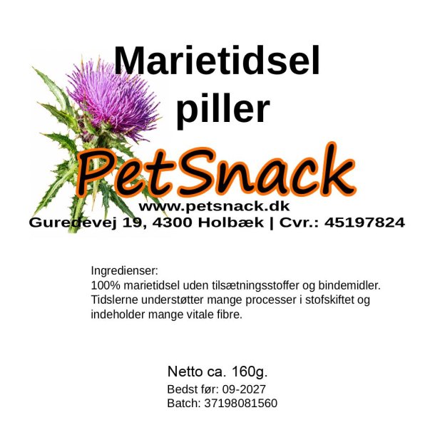 Marietidsel Piller 160 g