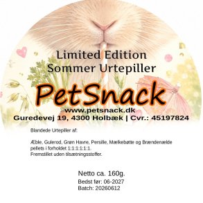 Limited Edition Sommer Urte Piller 160 g