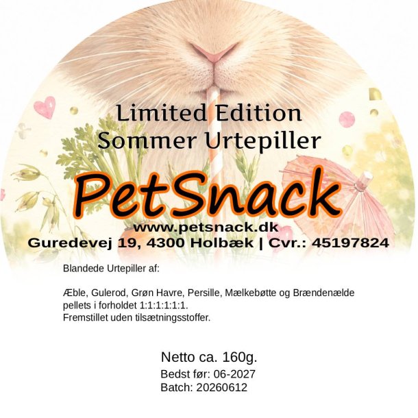 Limited Edition Sommer Urte Piller 160 g