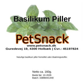 Basilikum Piller 160 g