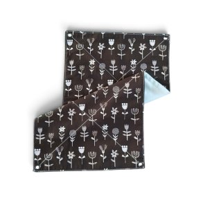 Dobbelt H�ngek�je - M�rk cacao m/blomst