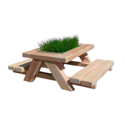 Picnic Bord med Foderbakke