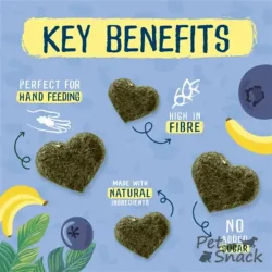 Burgess Excel Nature Snacks Fruity Feasts