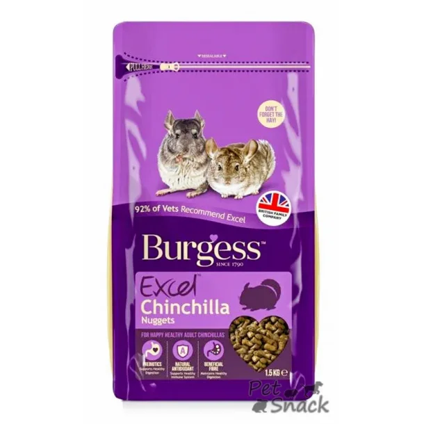 Burgess Excel Chinchilla &amp; Degu 1,5 kg