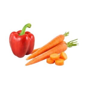 Rd Peber- og Gulerodspiller 160 g