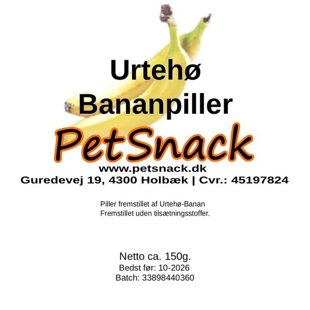 Urteh�-Bananpiller 150 g